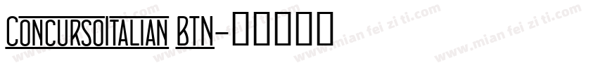 ConcursoItalian BTN字体转换